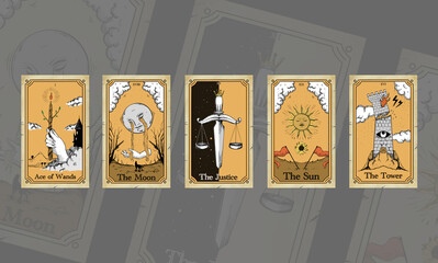 Mockup Tarot Card Idea
