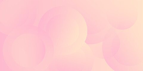 Minimalist banner background, pastel colorful, pink and yellow gradations.