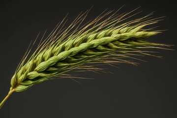 Elegant Line Illustration Showcasing a Field Spikelet in Vivid Detail and Artistry Generative AI