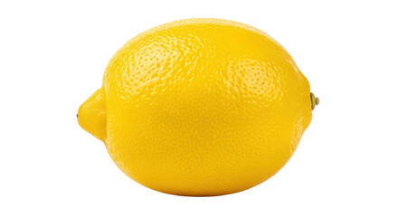 Isolated Bright Yellow Lemon