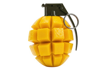 Isolated Mango Shaped Hand Grenade