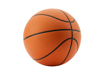 Classic basketball, symbol of team sport. Promotes active sport lifestyle. Engage sport.
