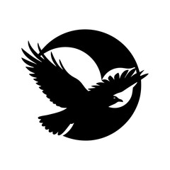 silhouette-of-a-bird-in-flight-against-a-glowing-s [Converted].eps