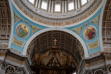 Obraz premium Oudenbosch Netherlands with beautiful copie of the Saint Peters' Basilica Rome
