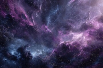Obraz premium Nebula and galaxies in space. Abstract cosmos background.