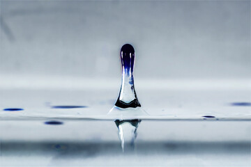 farbe tropfen wasser lila