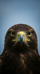 Eagle face close up - animal portrait