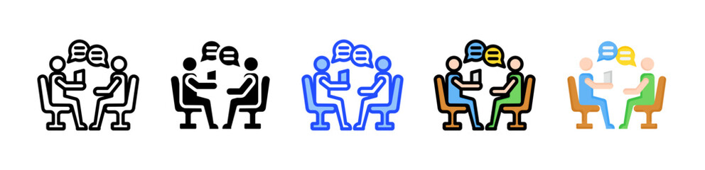 Session Icon Collection With Multiple Styles