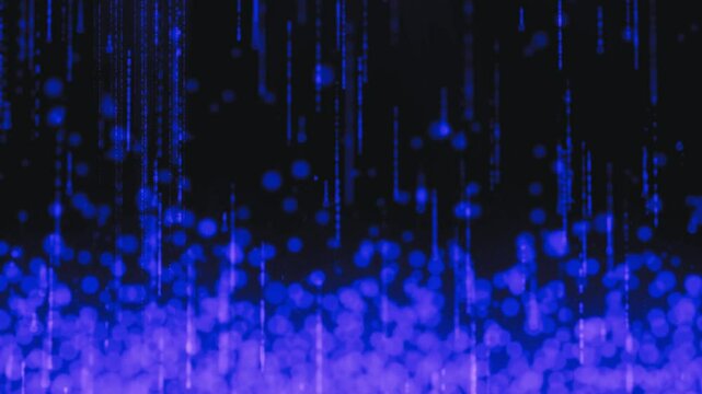 abstract blue background with particles