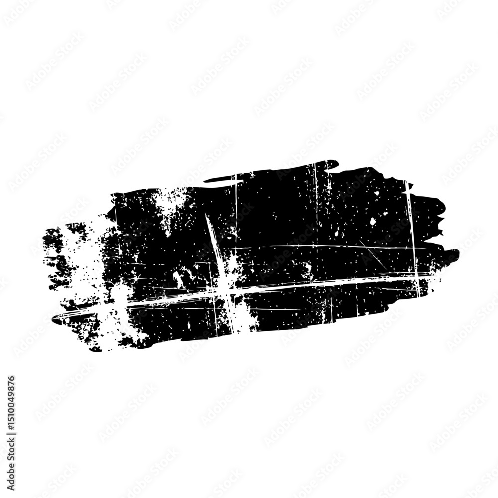 Poster grunge texture with scratch and dent effect isolated on white background, creating a distressed and 
