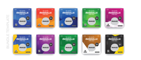 Healthy Food Marketing Social Media & Banner Templates