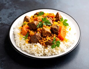 Hearty spiced rice dish