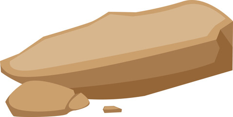 Flat Rocks Illustration