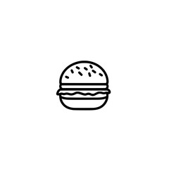 Fototapeta premium Burger Icon