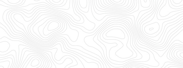 Contemporary Abstract Topographic Map with Geometric Lines and a Clean Modern Grid Layout on a White Background
