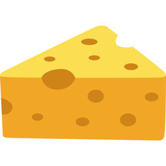Illustration of a Block of Cheese