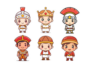 cute roman cartoon