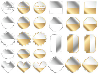 ラベル半1、6白