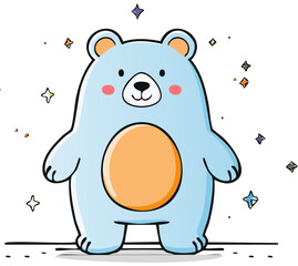 Obraz premium Friendly Wild Animal Icon