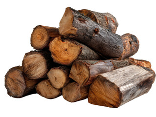 Pile of Firewood: A rustic scene of neatly stacked firewood, ready for the hearth. The rough texture of the wood and its natural tones evoke warmth and the promise of cozy evenings.