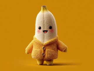 Adorable banana mascot for campaigns. Versatile for grocery ads, farm markets, and tropical-themed branding.