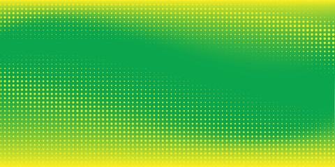 Dots halftone yellow green color pattern gradient texture background.