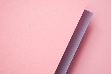 Pastel violet and pink 3d geometric background