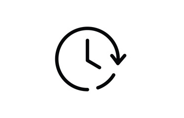 Clock icon set. Time icon vector. watch icon symbol, countdown Timer vector illustration. Time icon set. Timer, alarm, schedule, hourglass, clock icons. Solid icon collection.eps
