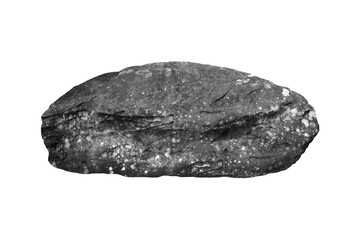Rock isolated transparency background.