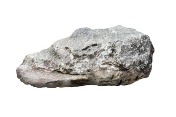 Rock isolated transparency background.