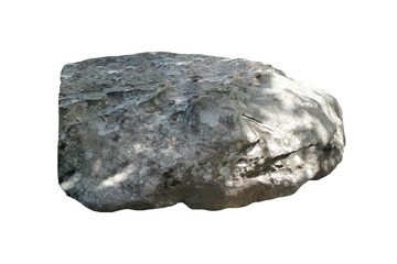 Rock isolated transparency background.