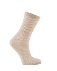 Chaussette en laine beige