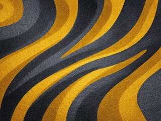 Abstract Carpet Artistry: Close-up captures a visually captivating carpet design, showcasing a seamless flow of wave-like lines in elegant hues.
