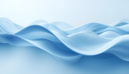 Serene Blue Waves Abstract Background Design for Website or Presentation