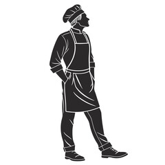 Professional Chef Silhouette