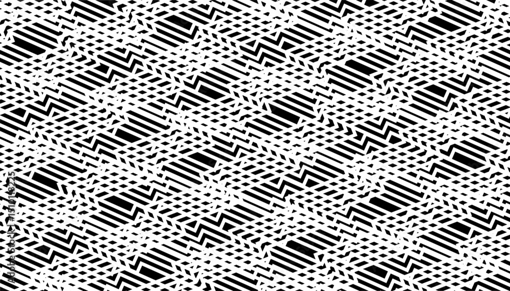 Poster black and white abstract and grunge pattern for modern background and design element. editable graph