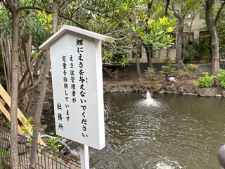 七渡神社の境内