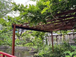 七渡神社の境内