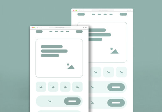 Banking App Wireframe Design with Minimal User Interface and Functional Layout