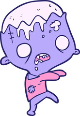 cute cartoon zombie