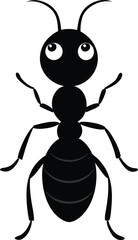 vector illustration of a spider