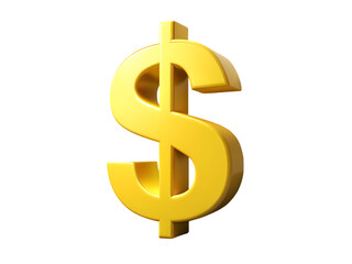 Obraz premium Golden Dollar Sign: Finance, Wealth, Currency Symbol