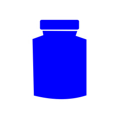 blue bottle icon, bottle icon vector, bottle