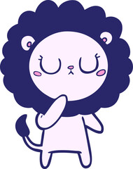 cartoon lion