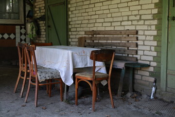 interior of a village