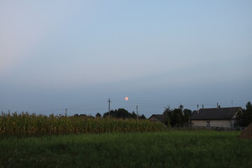 moon in the village