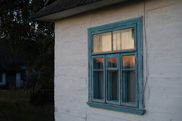 old house with window