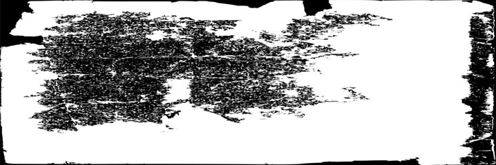 Old film grain filter overlay with scratches, torn edges and speckle grit. Grunge vector background, cinema noise texture.