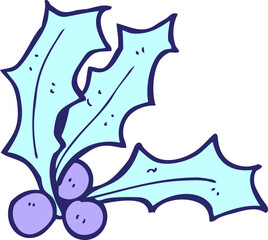 Obraz premium cartoon holly