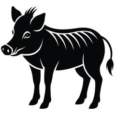 Fototapeta premium warthog vector